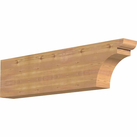 Yorktown Smooth Rafter Tail, Western Red Cedar, 5 1/2W X 12H X 48L